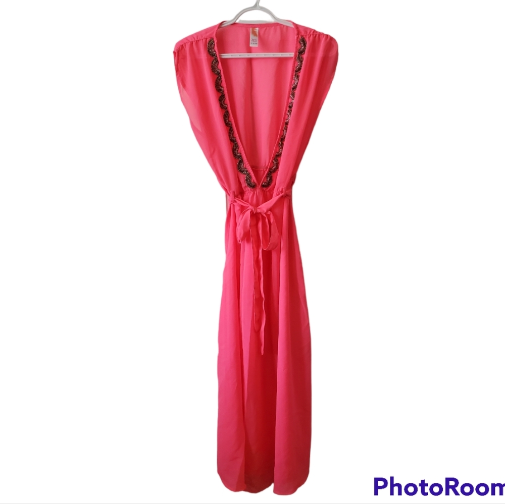 Beaded Beach Coverup